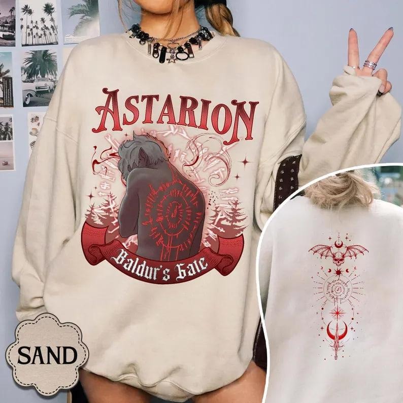 Astarion Baldur's Gate Sweatshirt, Astarion Baldurs Gate 3 Shirt, Astarion High Elf Shirt, Dungeons And Dragons Shirt, Dnd Shirt, Bg3 Shirt