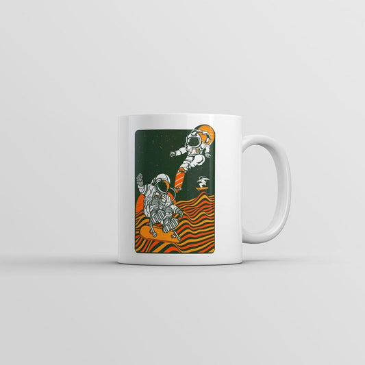 Astro Skate Park Mug Funny Skateboarding Graphic Coffee Cup-11oz Funny Coffee Mugs Ceramic Printed Drinkware Cup