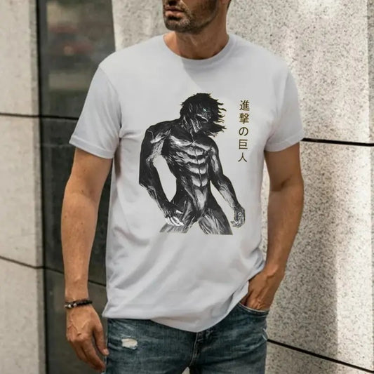 Attack On Titan Eren Titan Form Shirt, Badass Eren Aot Tshirt, Anime Apparel, Ultimate Gift For Anime Lovers, Shingeki No Kyojin Tshirt, Unisex T-Shirt, Gifts For Him Her, Short Sleeve Tee Shirt, Gifts For Birthday Fathers Day