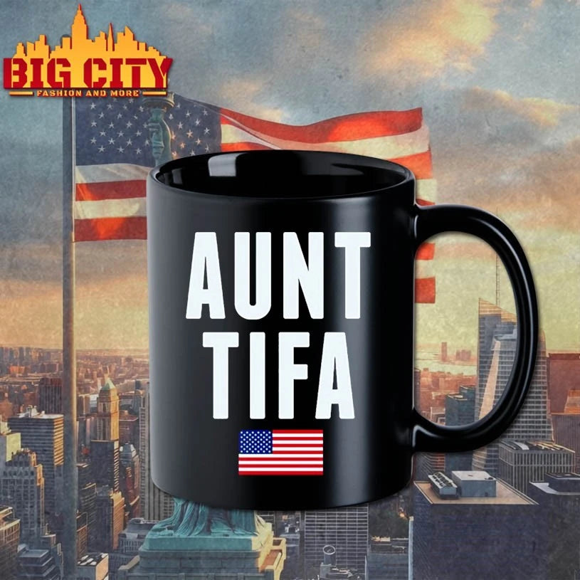 Aunt Tifa American Flag shirt