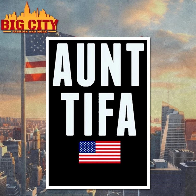 Aunt Tifa American Flag shirt