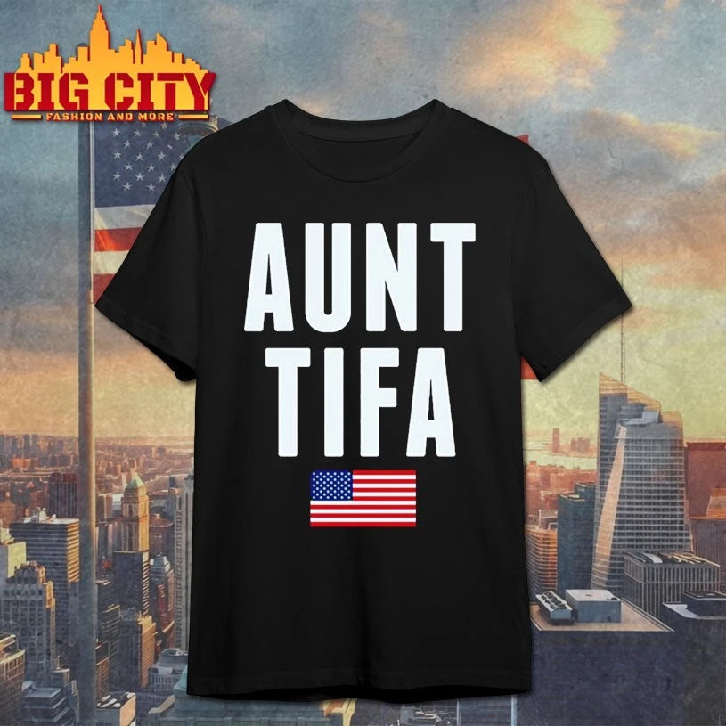 Aunt Tifa American Flag shirt