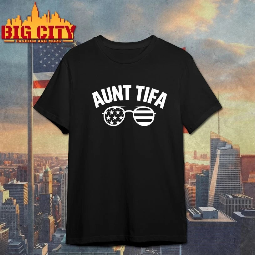 Aunt Tifa Usa Flag Sunglasses Antifa Shirts