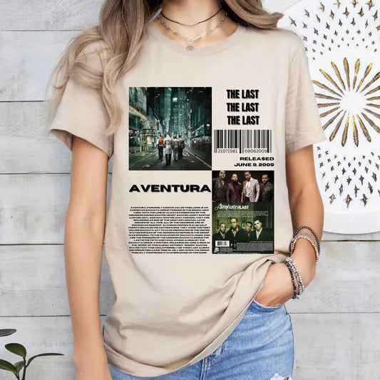 Aventura Concert, The Last Album Tshirt, Aventura T Shirt, Aventura Album Tshirt, Aventura Merch, Artist Album Tshirt, Trendy Shirt, Unisex T-Shirt, Gifts For Him Her, Short Sleeve Tee Shirt, Gifts For Birthday