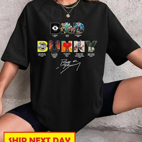 B.a.d Bunny Shirt, Retro Vintage BB Gift for Fans Shirt, Music Lover Gift Sweatshirt, Gift for BFF, Trending Shirt, Matching  Gift for Daughter Hoodie