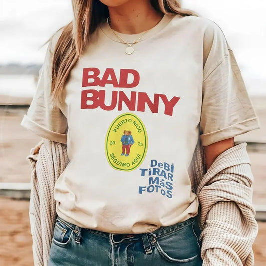 Baad Bunny Tee, Debi Tirar MÁS Fotos áLbum T Shirt, Debi Tirar Mas Fotos Bunny Tee, Unisex Short Sleeve Tee