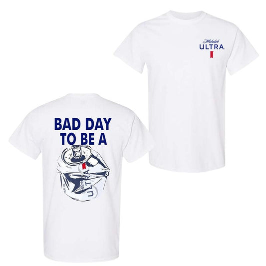 Bad Day to Be a Michelob Ultra 2 Sided T-Shirt - Comfort Colors or Gildan - Funny Beer Graphic Tee for Men & Women