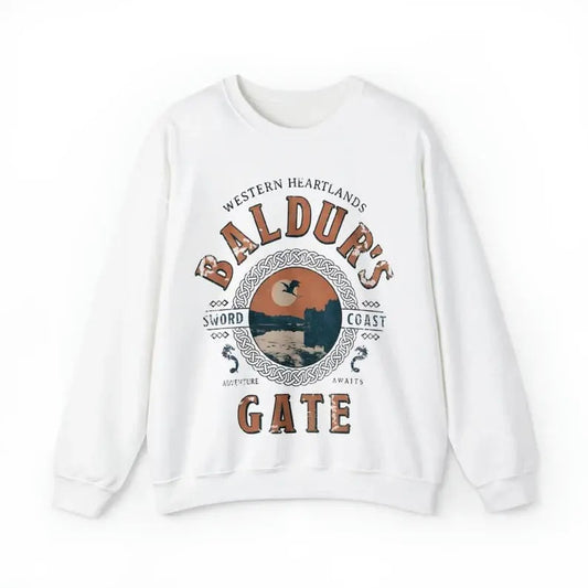 Baldurs Gate 3 Adventure Awaits Sweatshirt, Astarion High Elf Shirt, Astarion Bulders, Video Game Shirt, Gift For Gamers, Astarion BG3 Shirt, Astarion Rogue Merch Sweatstyle{n002}2