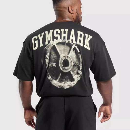Barbell Piece Fitness Loose   Breathable T-Shirt Men, unisex shirt, menswear, gildan, crewneck