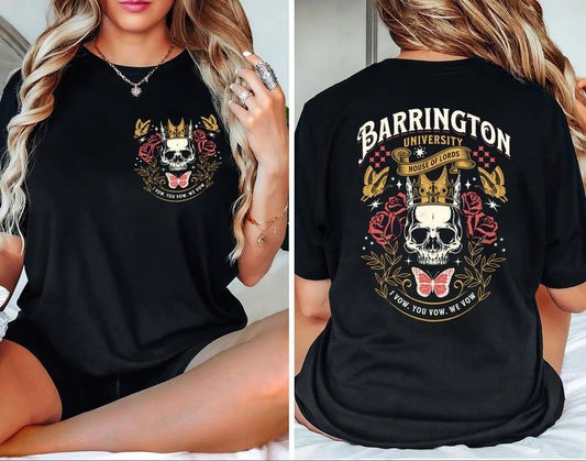 Barrington University The Ritual Shirt Dark Romance Reader Shirt, Smut Merch, Spicy Romance, Book Lover Gift, Ryat Archer Shirt