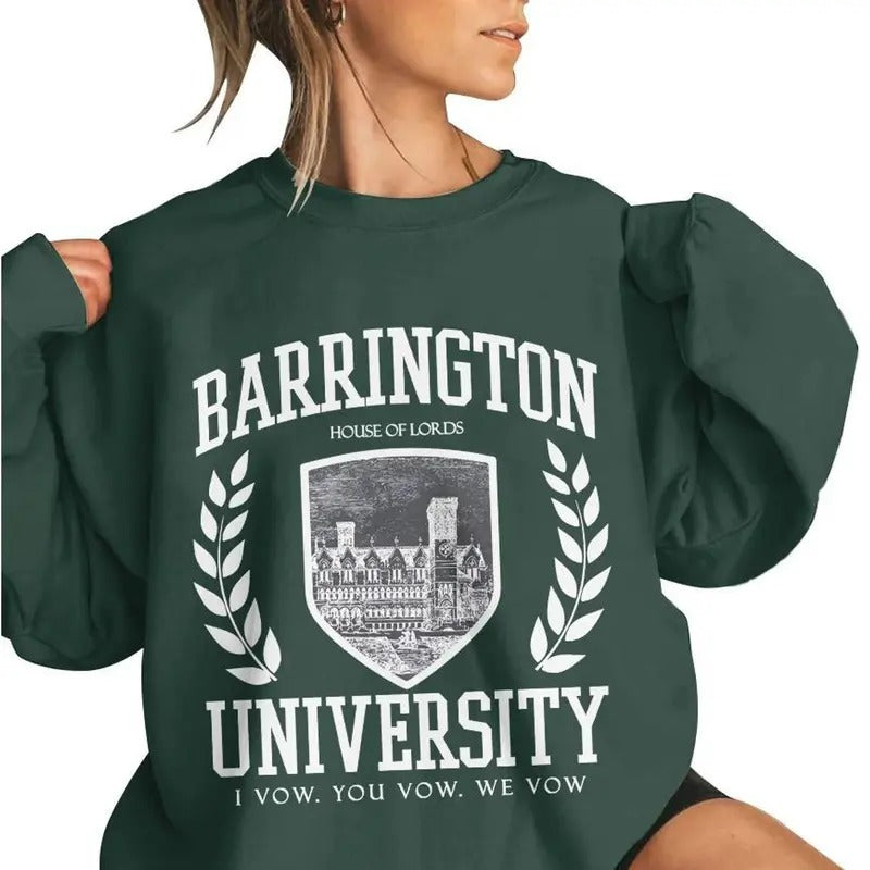 Barrington University The Ritual Sweatshirt, Shantel Tessier, Book Lover, Bookish, Booktok, Fantasy Reader Shirt, Ryat Archer, Dark Romance Shirt