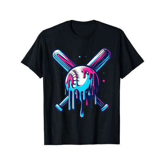 Baseball Fans Cross Made with Bats Men T-Shirt Funny Cool Pattern Tee Crew neck Short Sleeve Cotton Mans Casual Shirts Lightweight Breathable Tees Home wear Mens T Shirts Tops For Man Sport Undershirt Summer Top Fashion Streetwer made in usa