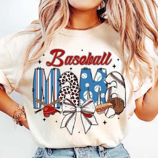 Baseball Mama Tshirt-sweatshirt-hoodie , Retro Baseball Mama sweatshirt , Game Day Baseball hoodie , Baseball , Game Day tshirt, Sport mama sweatshirt, Baseball Coquette Bow Tshirt