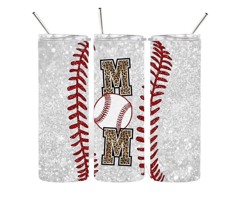 Baseball Softball Mom 20oz Stainless steel tumbler