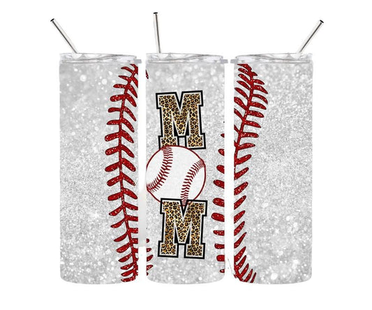 Baseball Softball Mom 20oz Stainless steel tumbler