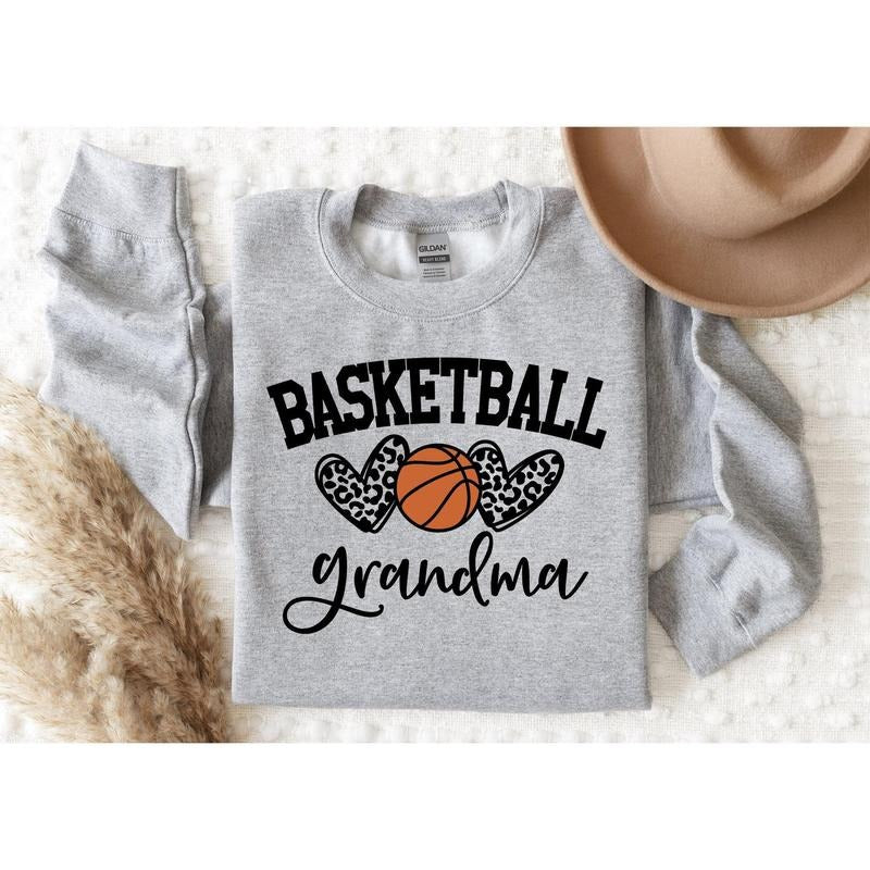 Basketball Grandma Shirt Basketball Mom Sweatshirt Basketball Tshirts Grandma Shirt Mothers Day Gift Mom Gift Sport Mom  sweater