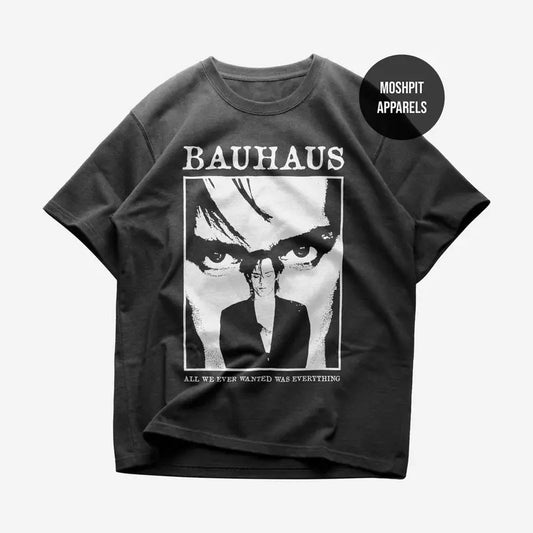 Bauhaus T-Shirt - Rock Music Shirt - Peter Murphy Shirt - Bauhaus Band Shirt - Bela Lugosi's Dead - Bauhaus Merch - Unisex Heavy Cotton Tee