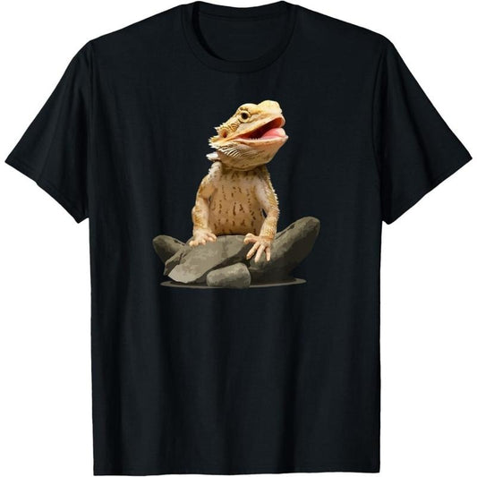 Bearded Dragon Shirt Youth Gecko Lizard Animal T-Shirt made in usa