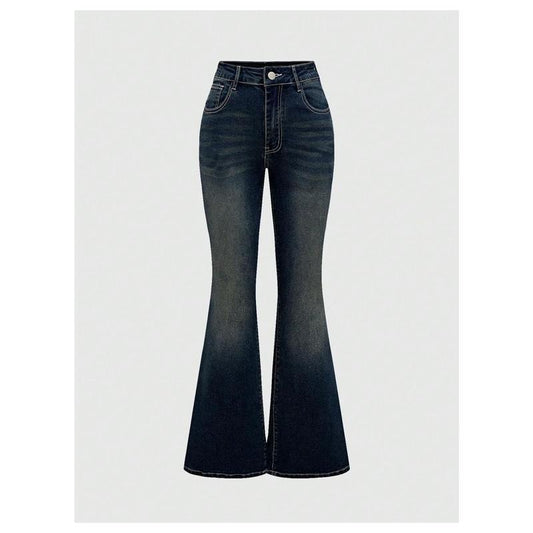 Bell Bottom Jeans Flare Jeans Embroidered Y2K High Waist Pants Womenswear