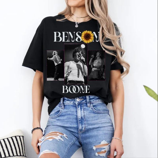 Benson Boone Concert Tee - Soft Unisex T-shirt - Grab Now! Cotton Fabric