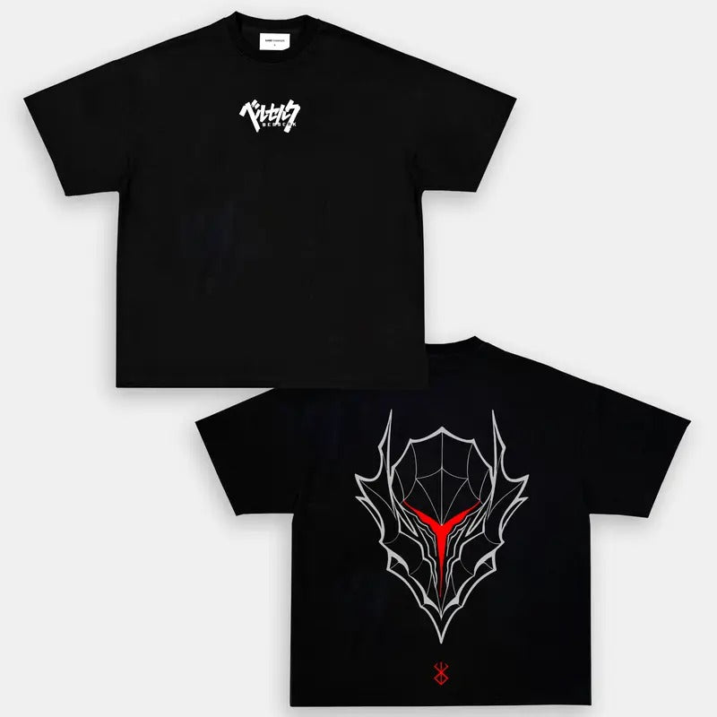 Berserker Armor Unisex Oversize Anime Manga Heavyweight Cotton T-shirt, Anime Merch, Gift For Anime Fan