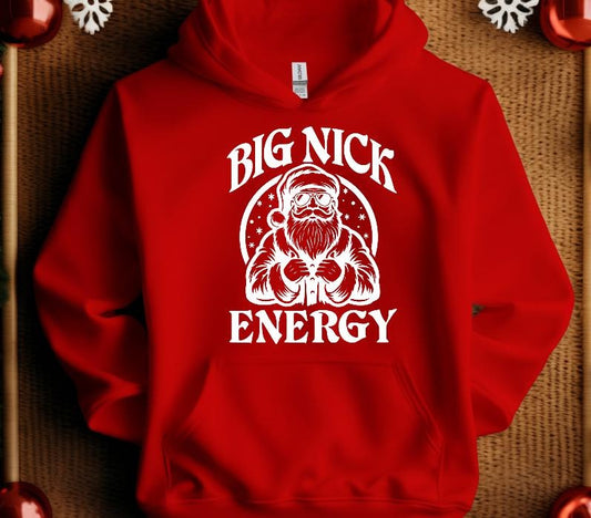 Big Nick Energy Unisex sized Christmas Sweatshirt