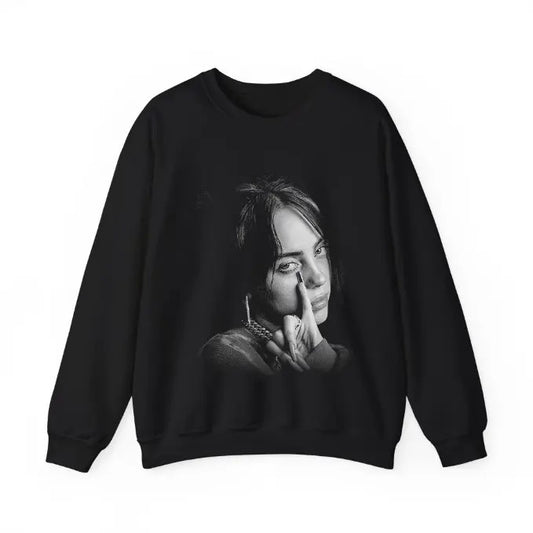 Billieee Eilishhh Sweatshirt, Graphic Tee Craze Sweatshirt