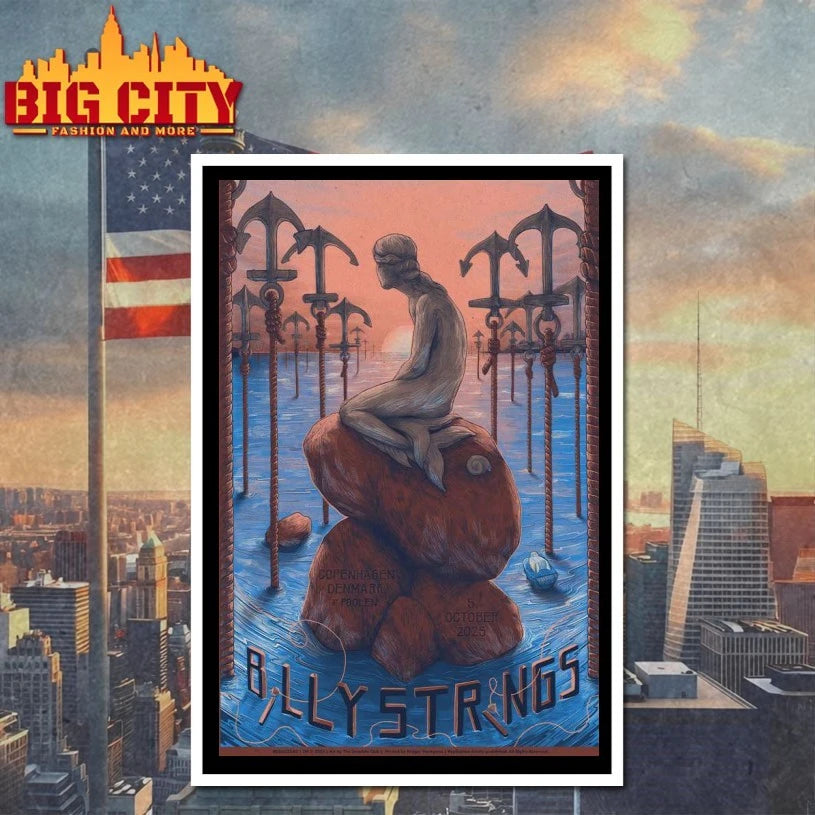 Billy Strings October 5 2025 Poolen Copenhagen, Denmark Poster shirt