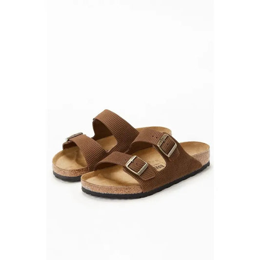 Birkenstock Men's Arizona Corduroy Sandals Dark Tea - Multicolor