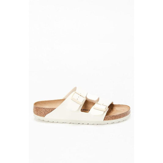 Birkenstock Women's Women's Arizona Slide Sandal Eggshell - Multicolor