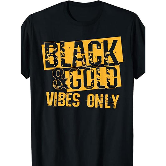 Black Golden Game Day group Men'S T-shirt made in usa