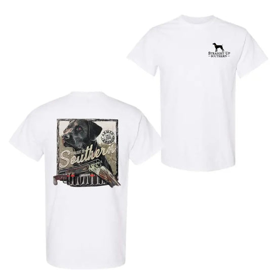 Black Lab Armed and Ready - Field-Ready Retrieving Black Lab Tee, Unisex Shirt