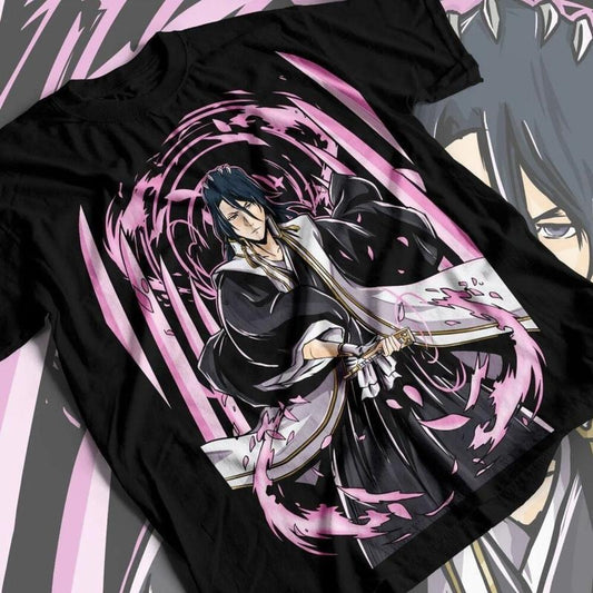 Bleach BYAKUYA BANKAI Manga Strip Anime Unisex T-Shirt Tee Full Size