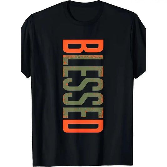 Bless the Olive Army Sun Orange T-shirt 180g Made in USA