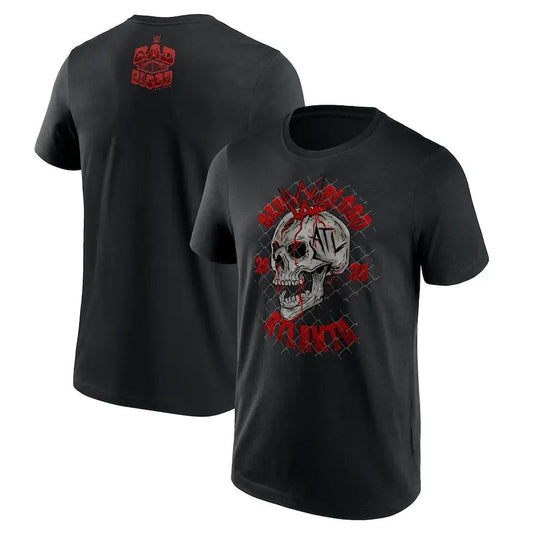 Bad Blood Atlanta 2024 2 Sides T-Shirt, WWE Bad Blood Event Event Shirt, Wwe Professional Wrestler Fan Gift For Men Women Unisex Tee, Crew Neck SweatShirt, Hoodie, 100% Cotton, Black/White/Red/Navy/Blue, S-5XL
