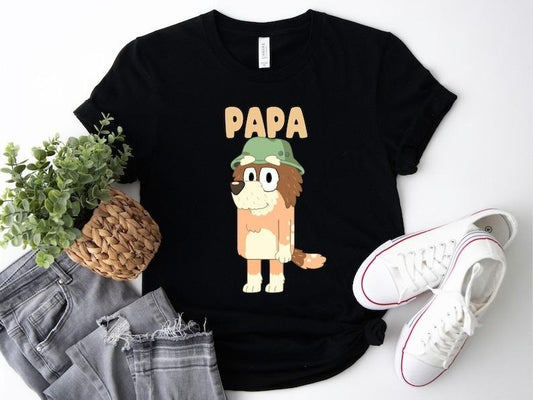 Bluey Papa Shirt, Bluey Dad Shirt, Bluey Granddad Shirt, Bluey Bingo Family Shirt,Fathers Day Shirt, Cool Papa Club Shirt, Dad Birthday Gift