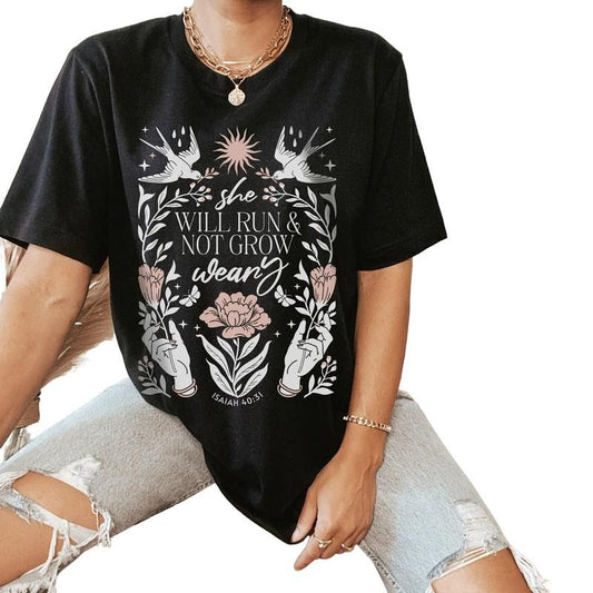Boho Christian Shirts, Bible Verse Christian Shirts, Religious Shirt, Christian Apparel, Christian Concert Tee, Unisex T-Shirt, Short Sleeve Tee Shirt, Gifts For Her, Gifts For Birthday Mothers Day Christmas Fit Top