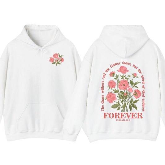 Boho Christian T-shirt, Hoodie - Comfort Shirt Full Colors, Women Bible Verse T-shirt, Jesus Apparel, Vintage Floral, Lightweight and Comfortable Fit For Men For Women  Vacation Outfits