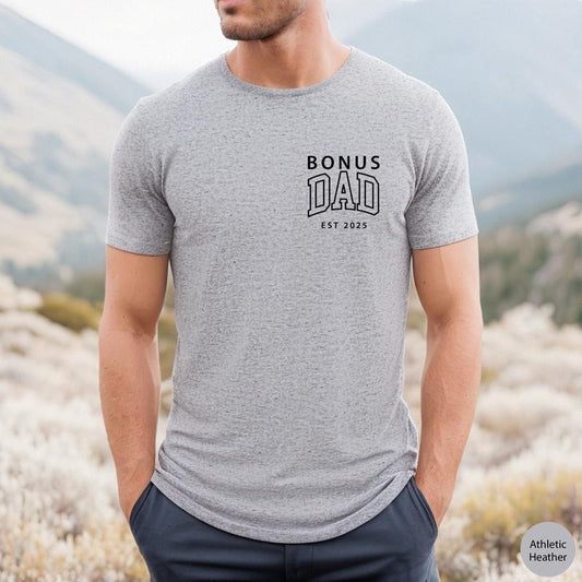 Bonus Dad Shirt, Fathers Day Gift For Stepdad, Bonus Dad Tshirt, Bonus Father Gift, Stepdad Fathers Day Gift, Unisex Short Sleeve Tee, Classic Streetwear