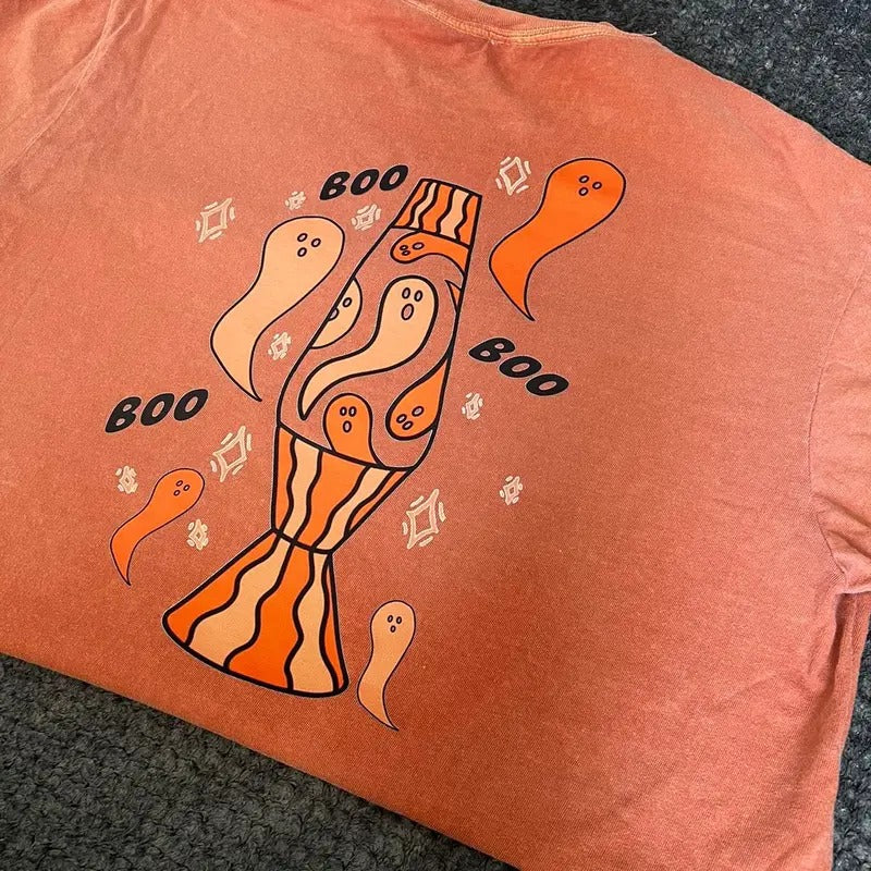 Boo Lava Lamp Comfort Colors Tshirt