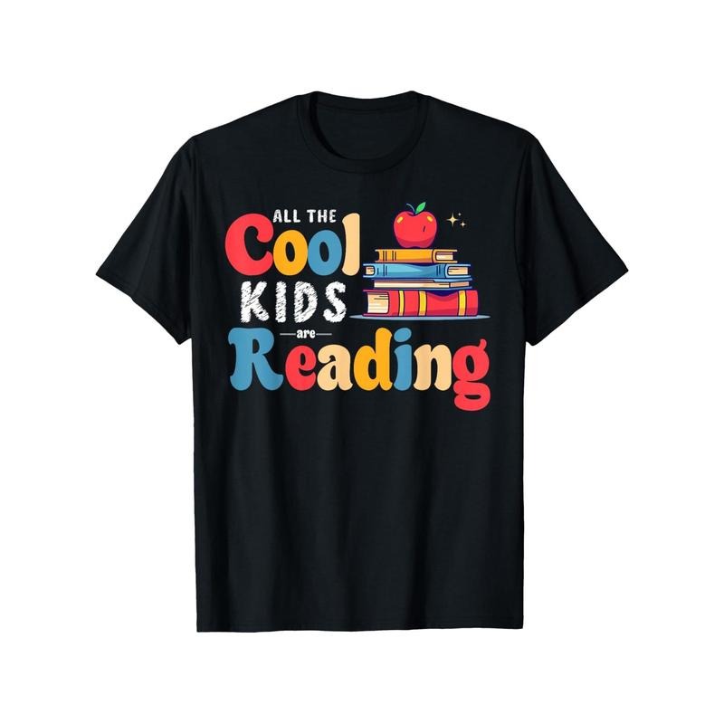 Bookworms Unite: Soft Cotton T-Shirt for Men & Women - Perfect Gift for Book Lovers, Casual Fit with Stylish Graphic Design, Machine Washable - Black Made in USA