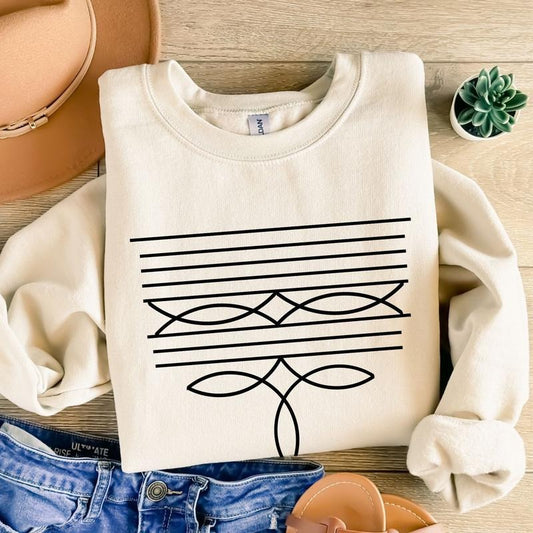 Boot Stitch Design Sweatshirt Country Western Pullover Music Festival Shirt Cowgirl Birthday Gift Cowboy Boot Country Rodeo, western outfits, western outfit women o2  o