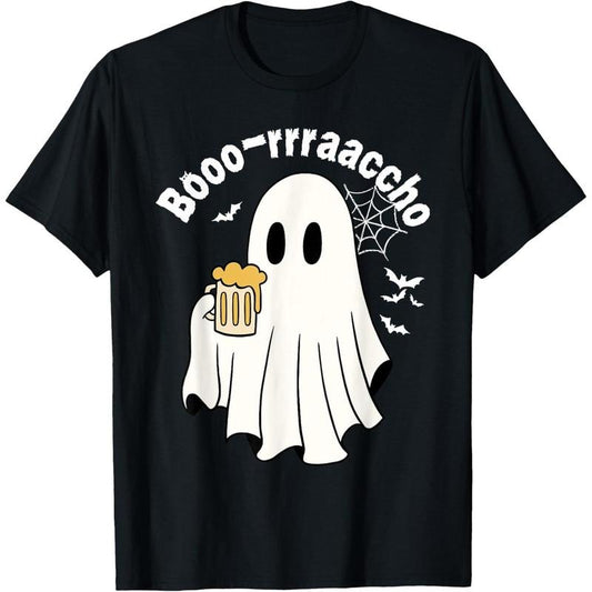 Borracho Halloween Drink Beer Mexican Drunk Ghost Spanish T-Shirt made in us