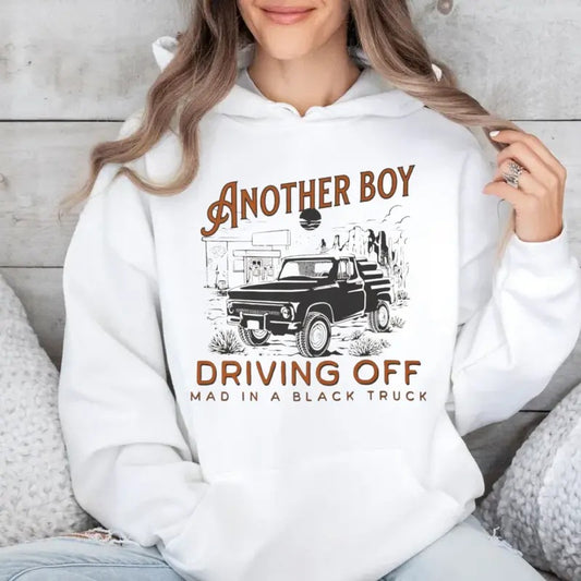 Boy Driving Off Mad Black Truck Shirt, Kelsea Tshirt, Is It Wrong Hoodie, Healed Version, Yeah Sure Okay Sweatshirt, Unisex Sweater Pullover Tee