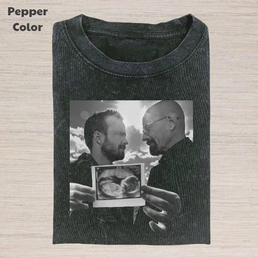 Breaking Bad Vintage Graphic Tee, Funny Walter And Jesse T-Shirt, Movies Tee, Unisex Meme Cringe Funny Dumb Shirt, Menswear Womenswear Streetwear