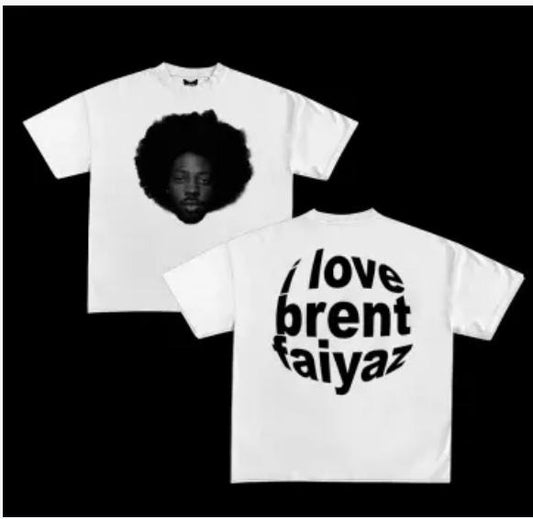 Brent Faiiyaz  Graphic Rap Tee 2 Side T-shirt