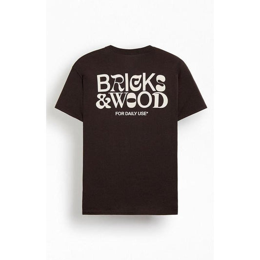 Bricks & Wood Men's For Daily Use Logo T-Shirt - Multicolor