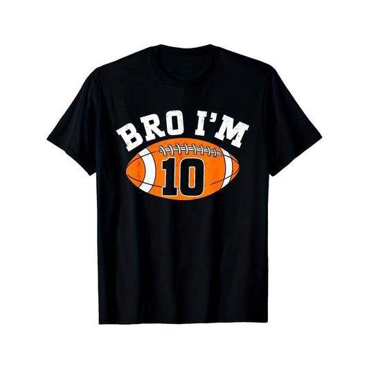 Bro Football Theme Football T-Shirt, NO.10, Men's T-Shirt made in usa