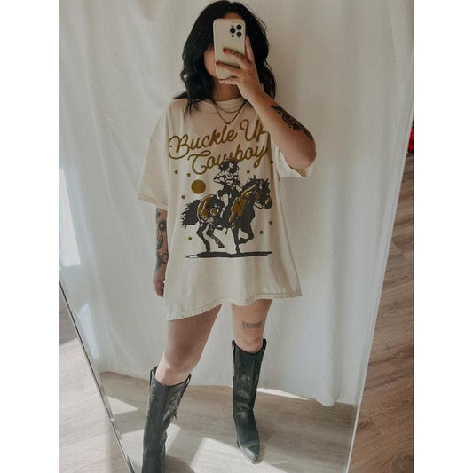Buckle Up Cowboy Tee, Western trendy country t shirt, horse shirt, cowgirl  T-shirt, sweater and Hoodie vintage shirt