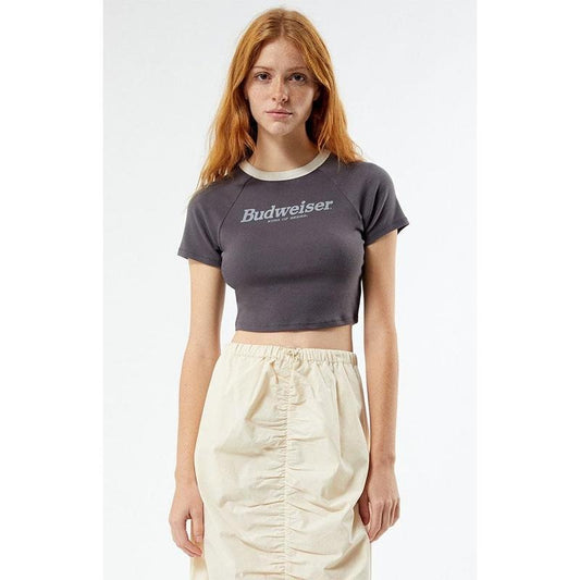 Budweiser Women's By PacSun King Of Beers Cropped T-Shirt